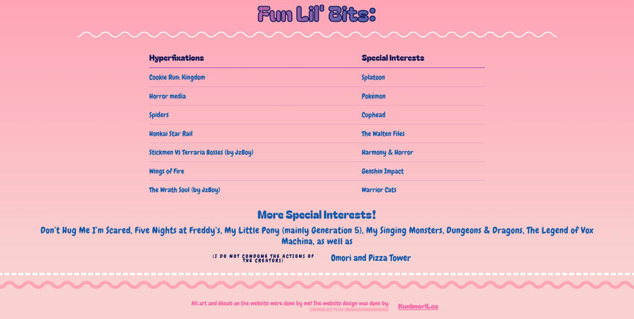 Just a lil something extra they wanted on their website